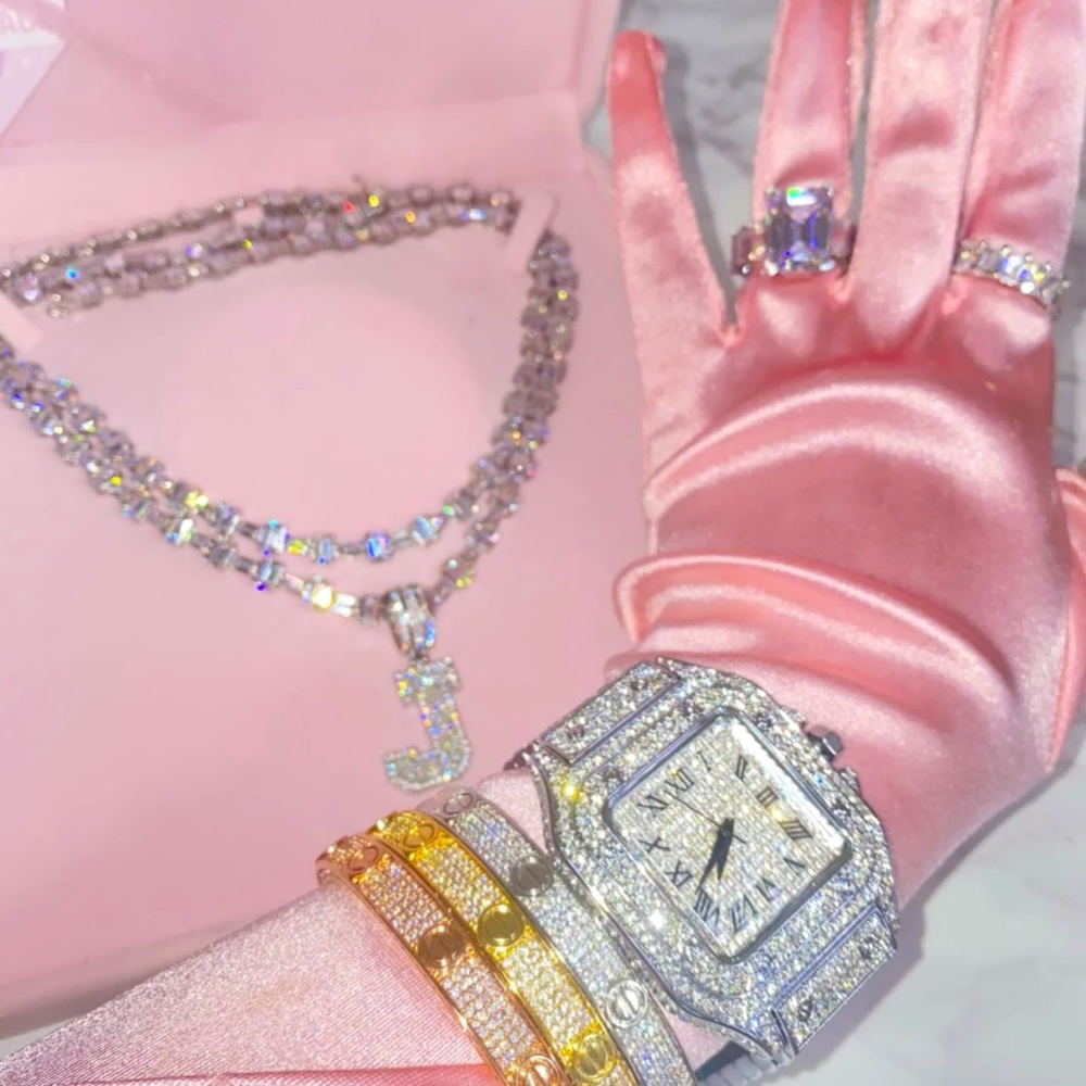 Icee!  beautiful iced out bling watch